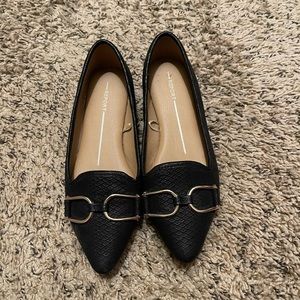 Black Flat Dress Shoes
